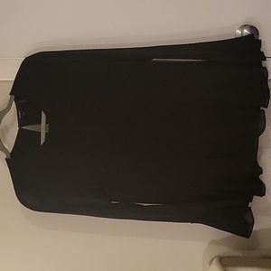 Theory Blouse with Silk Organza Sleeves